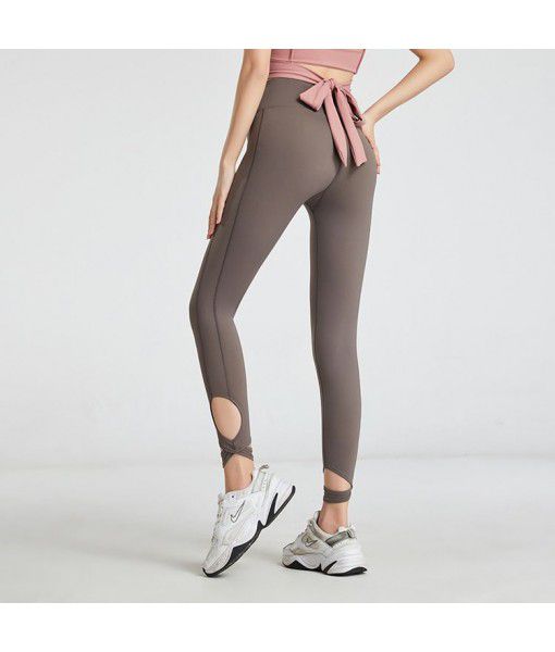 Foreign trade new quick-drying yoga pants women's buttock lifting tight-fitting slim leg sports fitness pants sexy fashion dance pants women