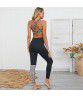  Quicksell 2023 new yoga suit, European and American bodybuilding vest, high-waist running fitness suit, sports suit